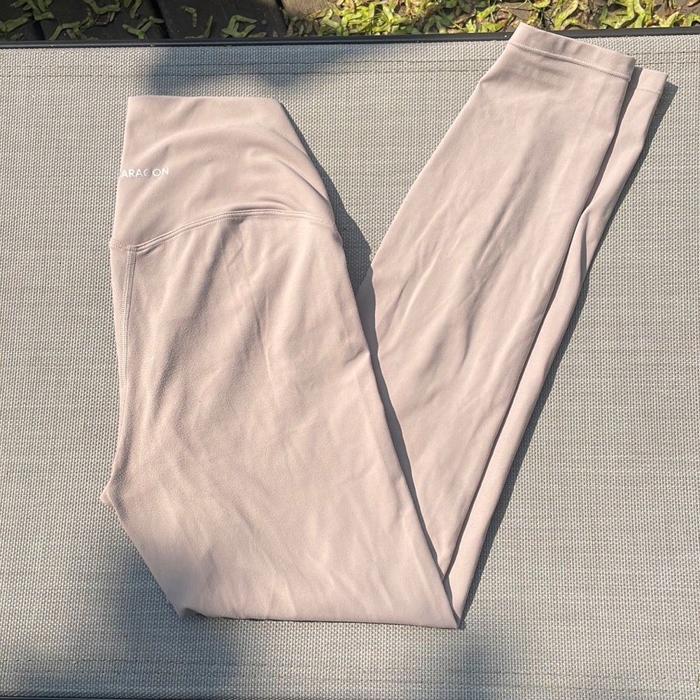 Paragon Buttery Soft High Waisted Leggings Light Mauve Pink
